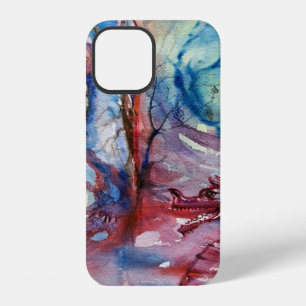 Funda Para iPhone 12 MORGANA / Magia y Misterio ,Fantasia Rosa Azul