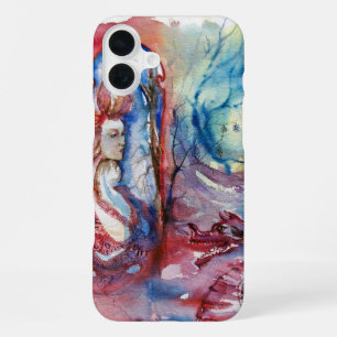 Funda Para iPhone 16 Plus MORGANA / Magia y Misterio , Fantasía Rosa Azul