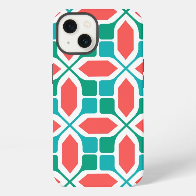 Funda Para iPhone Mosaico Art Déco  (Reverso )