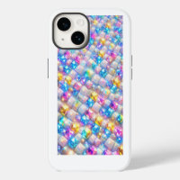 Mosaico de lujo de piedras preciosas brillantes y