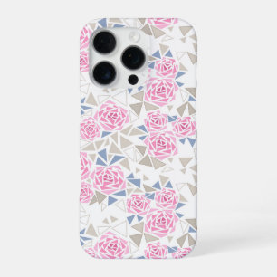 Funda Para iPhone 16 Pro Mosaico, flores