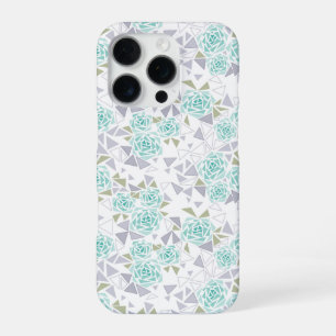 Funda Para iPhone 16 Pro Mosaico, flores