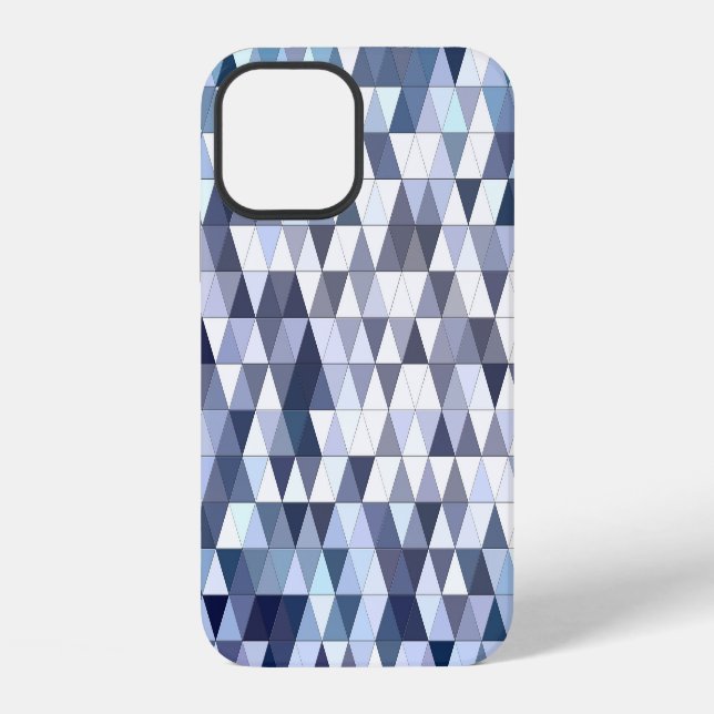 Funda Para iPhone Mosaico triangular geométrico colorido: bac abstra (Reverso )