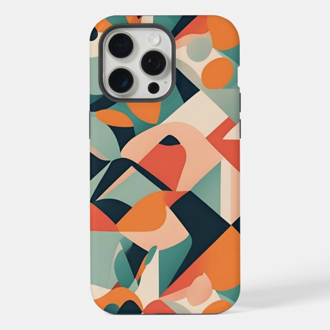 Funda Para iPhone Mosaico vibrante (Reverso )