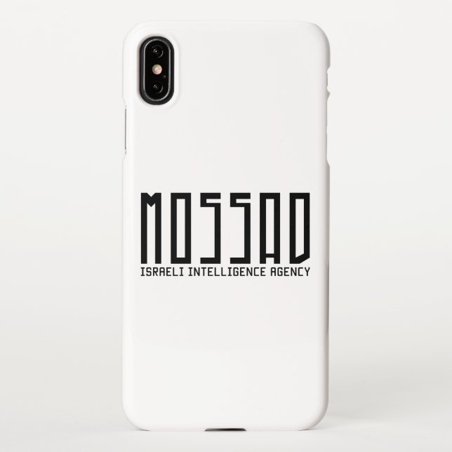 Funda Para iPhone Mossad - Agencia de Inteligencia Israelí - FDI (Reverso)