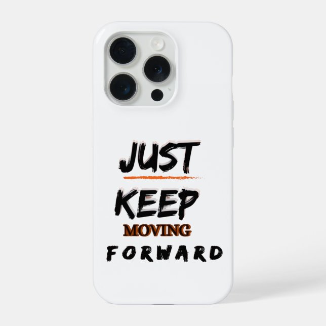 Funda para iPhone motivacional: Sigue Adelante (Reverso )