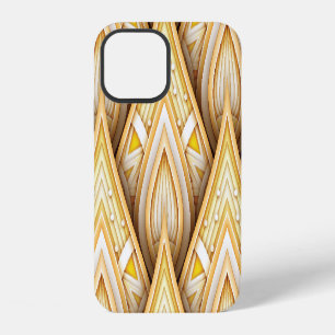 Funda Para iPhone 12 Motivos Étnicos Oro: Lujoso y Sin Marea