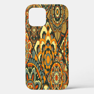 Funda Para iPhone 12 Motivos islámicos vintage, decorativos sin costura