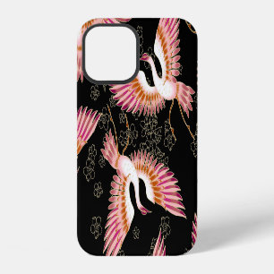 Funda Para iPhone 12 Motivos Tradicionales de Kimono Japonés Patrón