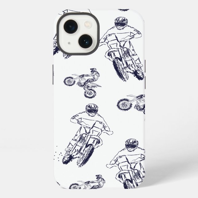 Funda Para iPhone Moto Cross (Reverso )