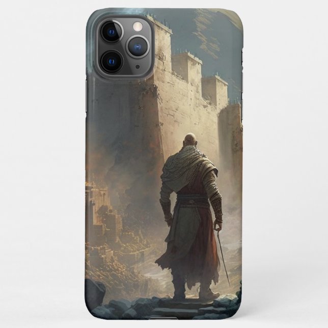 Funda Para iPhone Mountain town siege (Reverso)