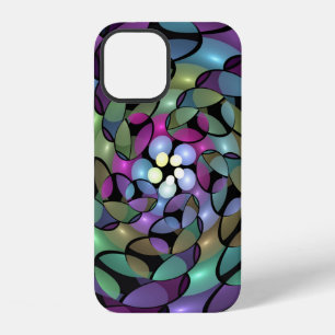 Funda Para iPhone 12 Movimientos Coloridos Arte Abstracto Trippy Fracta