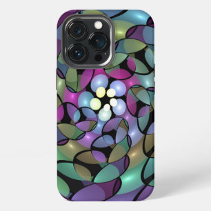 Funda Para iPhone 13 Pro Movimientos Coloridos Arte Abstracto Trippy Fracta