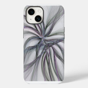 Funda Para iPhone 14 Movimientos de filigrana abstracto moderno fractal