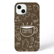 Mug de patrón de la copa de café retro - Perfecto 