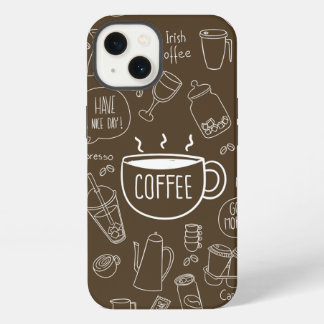 Mug de patrón de la copa de café retro - Perfecto 