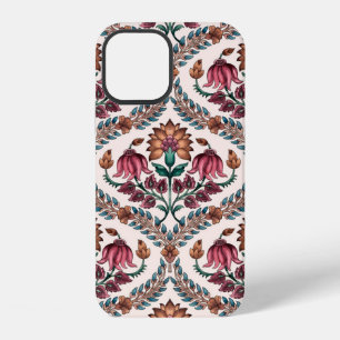Funda Para iPhone 12 Mughalart tradicional sin soldadura, patrón, flora