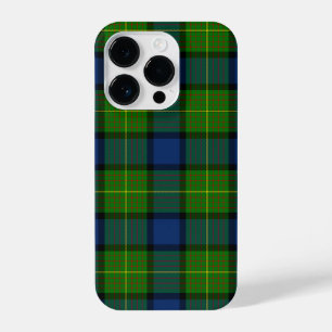Funda Para iPhone 14 Pro Muir Moore tartan color azul