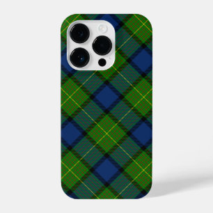 Funda Para iPhone 14 Pro Muir Moore tartán verde azul a cuadros
