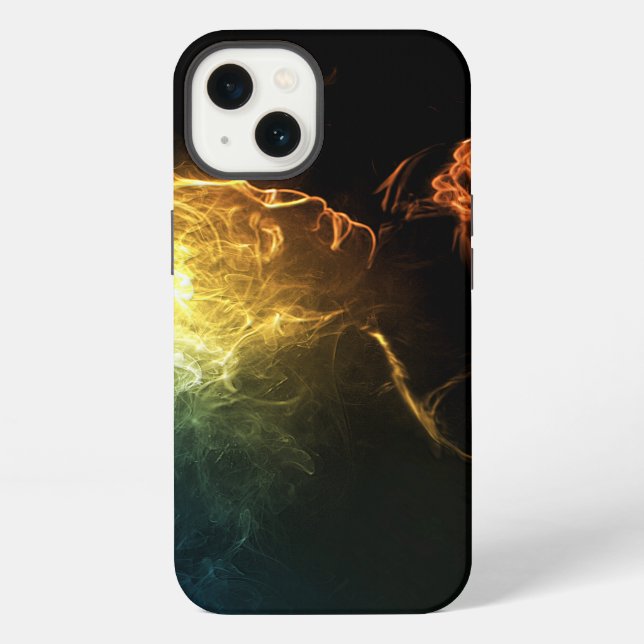 Funda Para iPhone Mujer de Humo (Reverso )