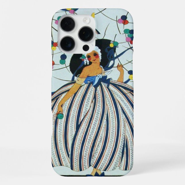 Funda Para iPhone MUJER JOVEN CAPRICHOSA / Belleza Moda (Reverso )