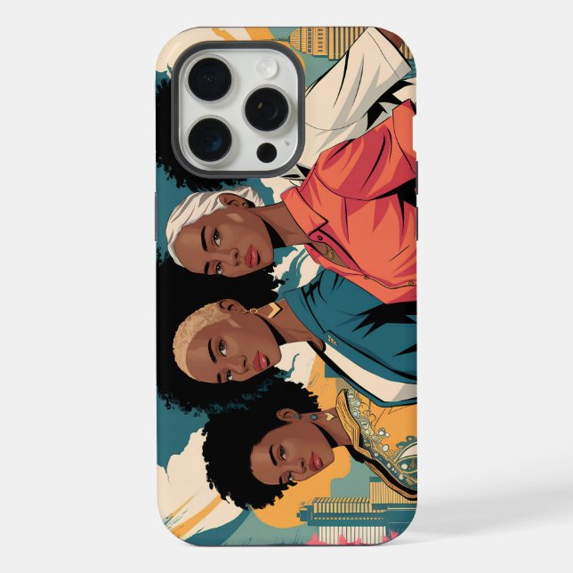 Funda Para iPhone Mujeres Empoderadas en Moda Urbana (Reverso )