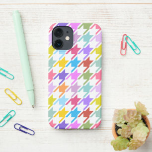 Funda Para iPhone 12 Mini Multicolor inalámbrico + Gran patrón blanco