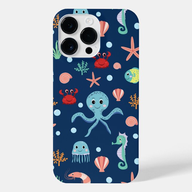 Funda Para iPhone Mundo del Mar (Reverso)