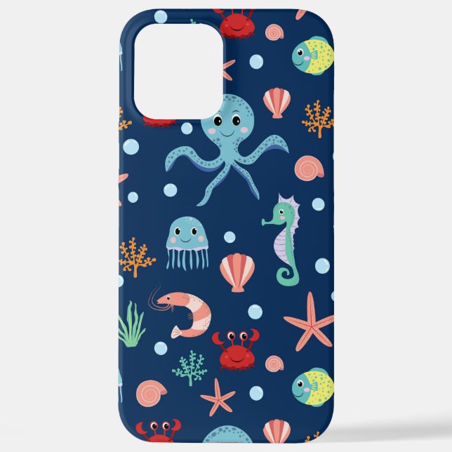 Funda Para iPhone Mundo Marino (Reverso )