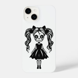 Funda Para iPhone 14 Muñeca Chica espeluznante
