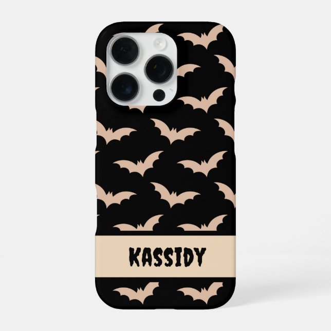 Funda Para iPhone Murciélagos de Halloween (Reverso)