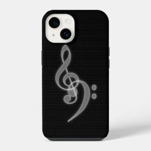Funda Para iPhone 14 Music - Treble and Bass Clef iPhone 14 Case