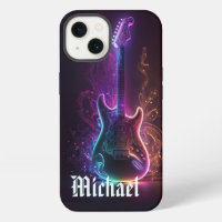 Música de Guitarra Eléctrica de Neón Nombre Person