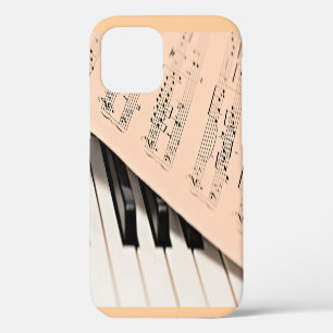 Funda Para iPhone 12 Música de piano, diseño popular