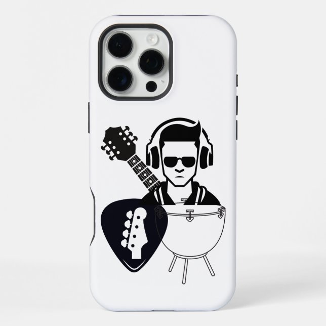 Funda Para iPhone Música en abundancia (Reverso )