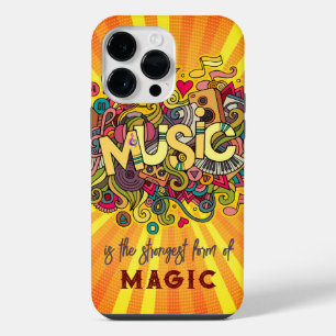 Funda Para iPhone 14 Pro Max MÚSICA es la forma más fuerte de Magia