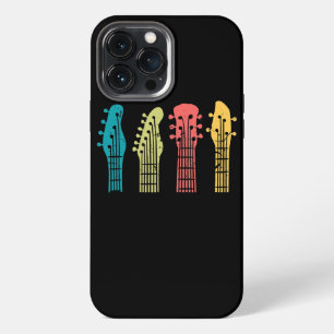 Funda Para iPhone 13 Pro Max Músico Amante de la Guitarra Guitarrista Retro Ata