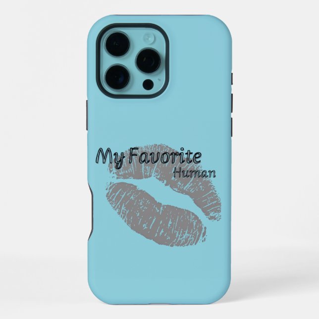 Funda Para iPhone My Favorite Human iPhone Case – Romantic Lips Art  (Reverso )