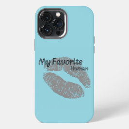 Funda Para iPhone 13 Pro Max My Favorite Human iPhone Case – Romantic Lips Art 