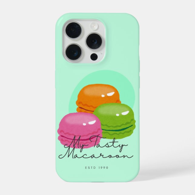 Funda Para iPhone My Tasty Macaroon Phone Case (Reverso )