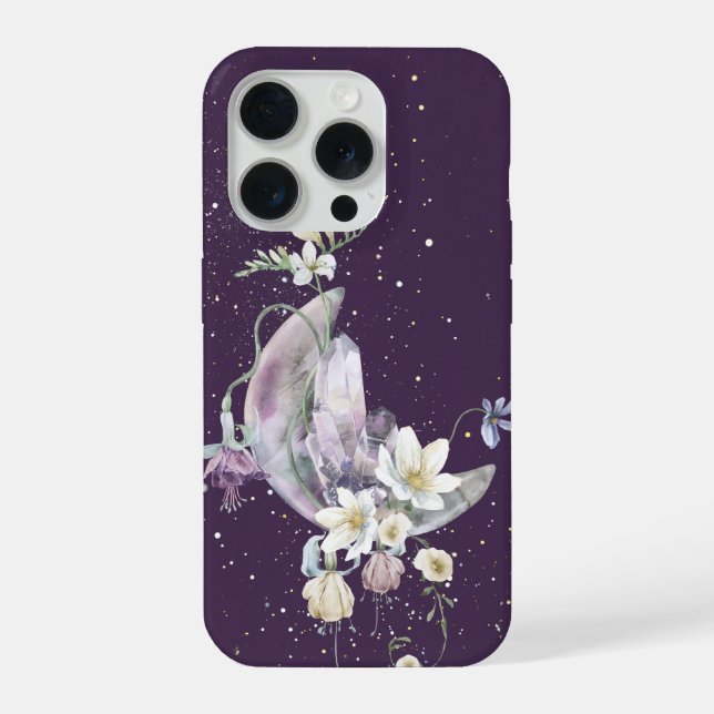 Funda Para iPhone Mystic Moon Crystal Floral Phone Case (Reverso )