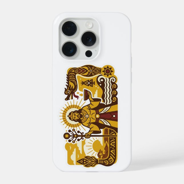 Funda Para iPhone Mythology Batak (Mulajadi na Bolon) (Reverso )