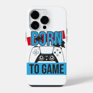 FUNDA PARA  iPhone 14 PRO NACIDO PARA JUGAR CON MI CONSOLA