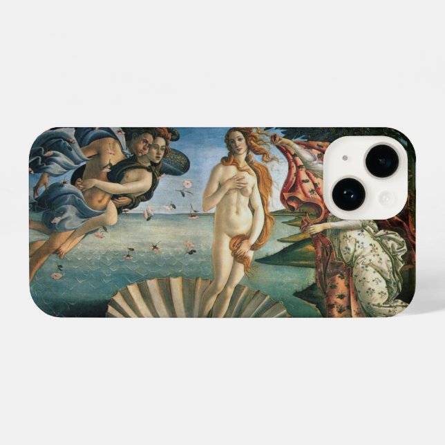 Funda Para iPhone Nacimiento de Botticelli de Venus (Reverso Horizontal)