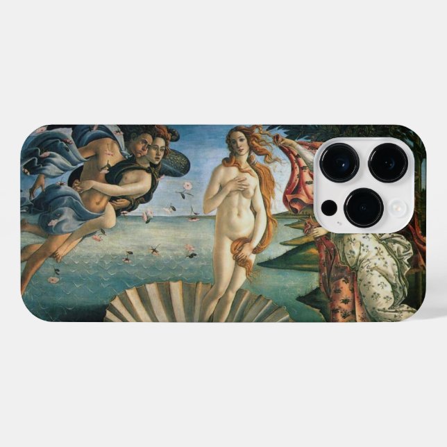 Funda Para iPhone Nacimiento de Botticelli de Venus (Reverso Horizontal)