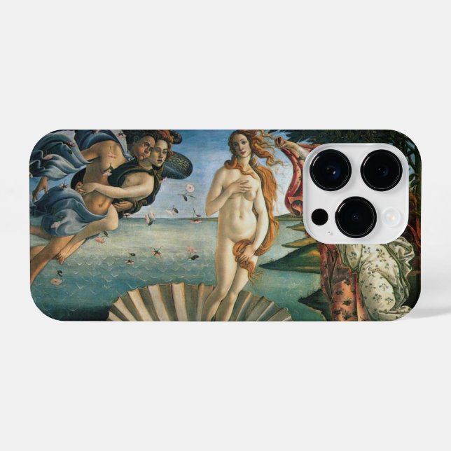 Funda Para iPhone Nacimiento de Botticelli de Venus (Reverso Horizontal)