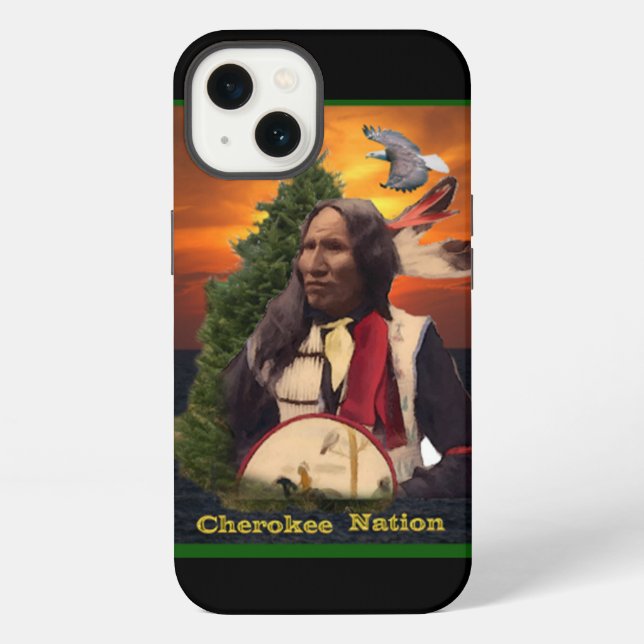 Funda Para iPhone Nación de Cherokee (Reverso )