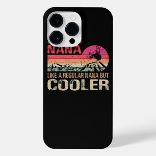 Funda Para iPhone 14 Pro Max Nana En Campaña De Nieve Como Un Nana Regular Pero
