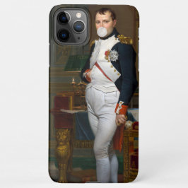 Funda Para iPhone 11Pro Max Napoleón Bonaparte soplando un chicle blanco