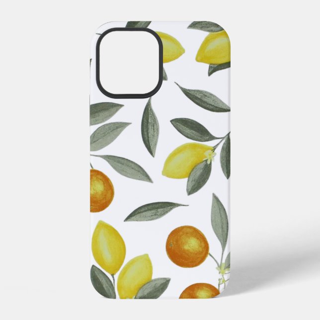Funda Para iPhone Naranjas y limones (Reverso )